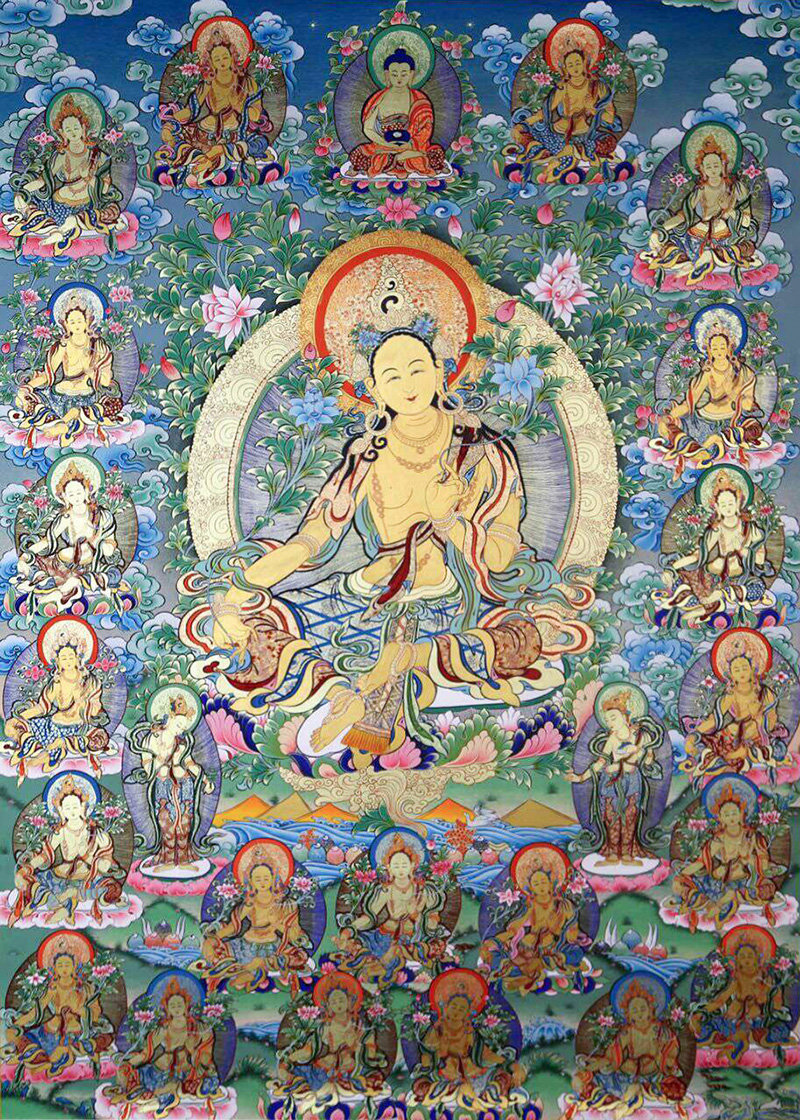二十一度母 - Thangka World