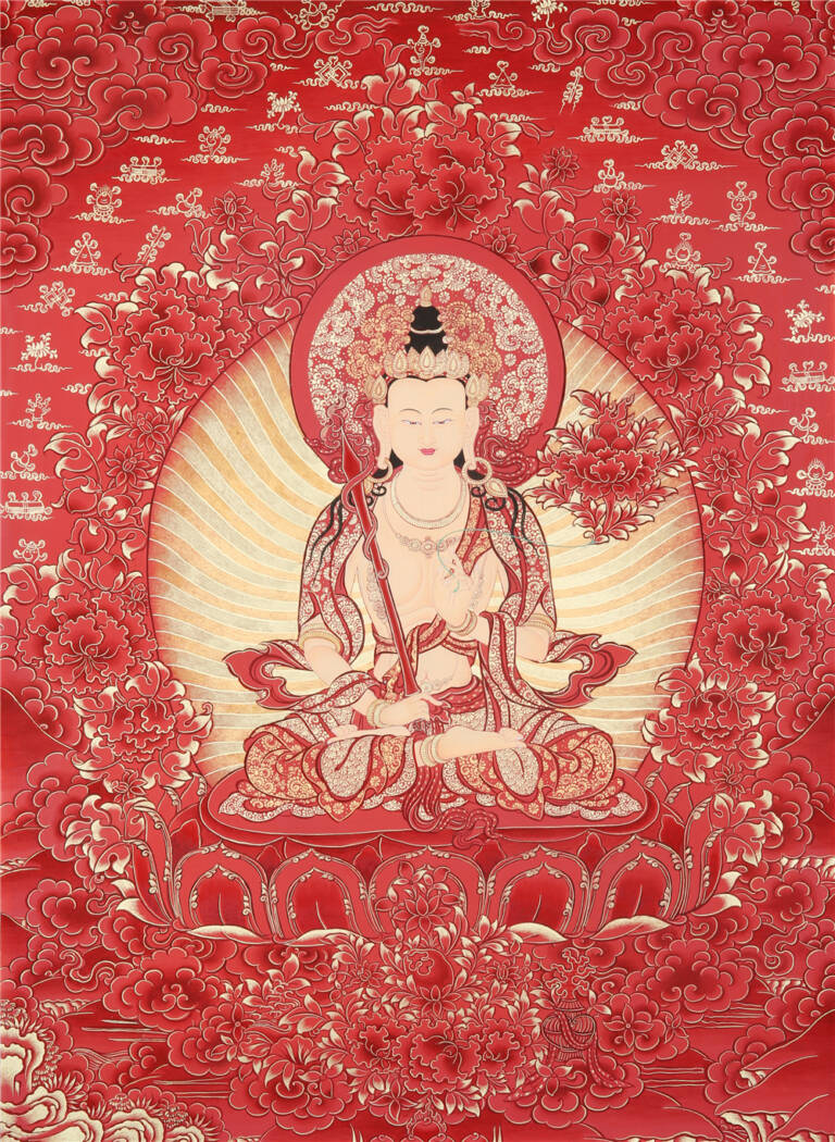 虚空藏菩萨 - Thangka World
