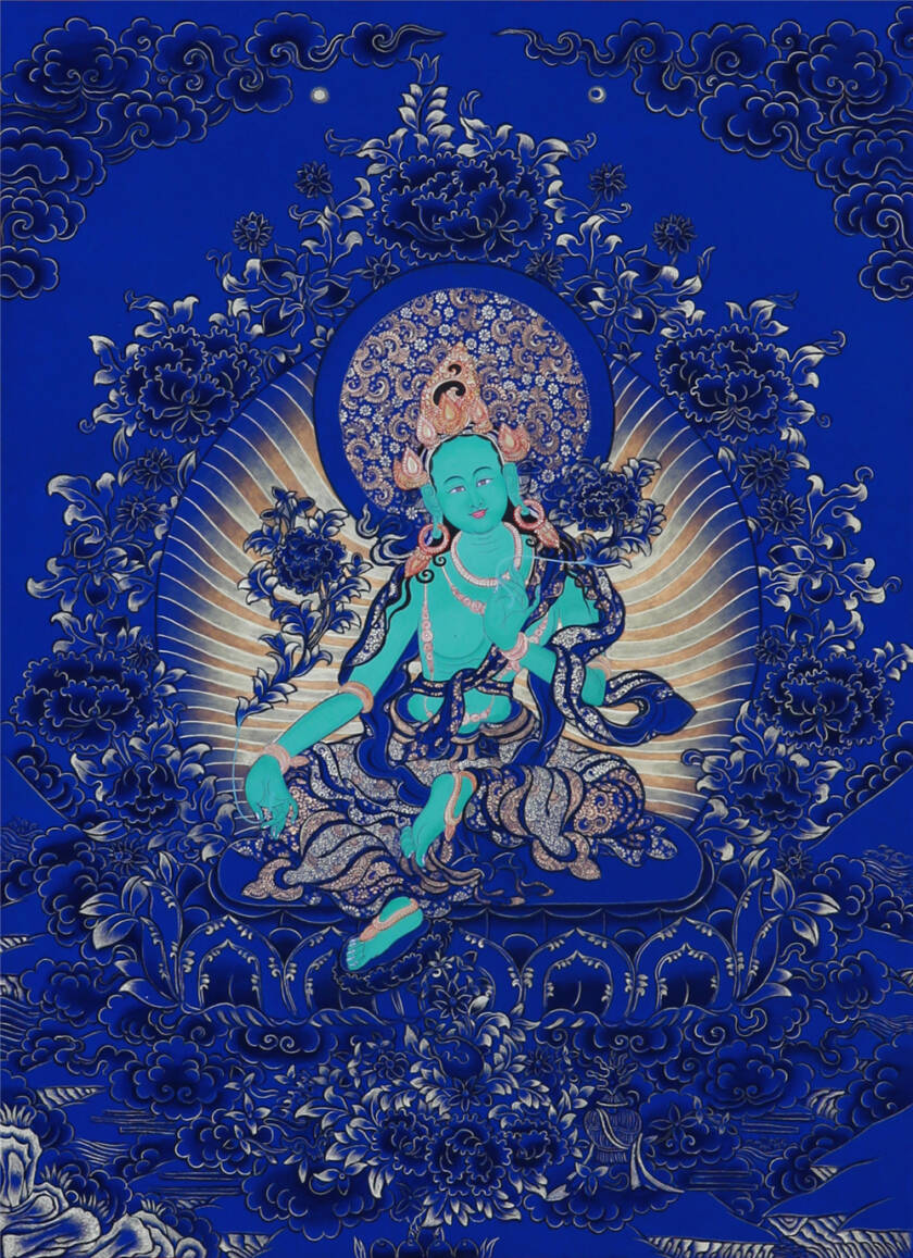 绿度母 - Thangka World