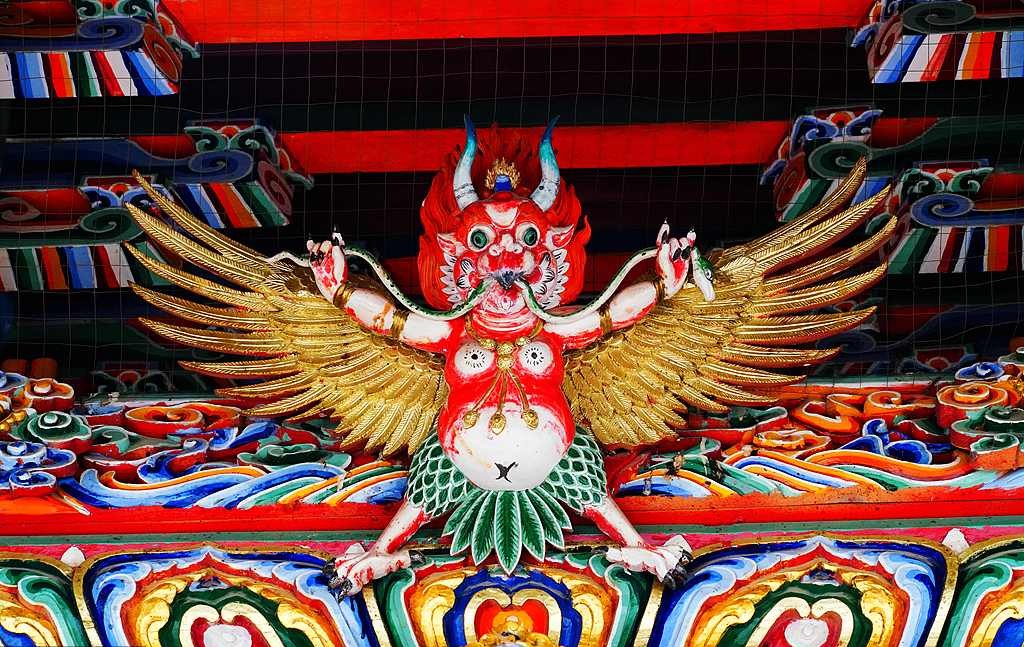 拉卜楞寺内建筑装饰